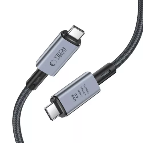 Tech-Protect UltraBoost Max USB-C 4.0 / USB-C 4.0 PD kábel 240W 8K 40-5906302308989 3 kép