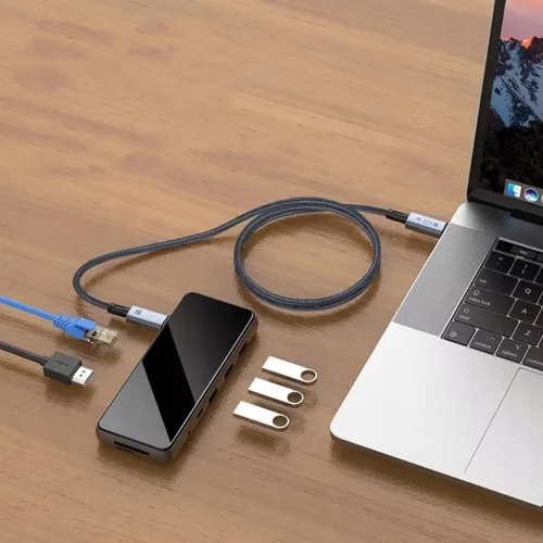 Tech-Protect UltraBoost Max USB-C 4.0 / USB-C 4.0 PD kábel 240W 8K 40-5906302308989 7 kép