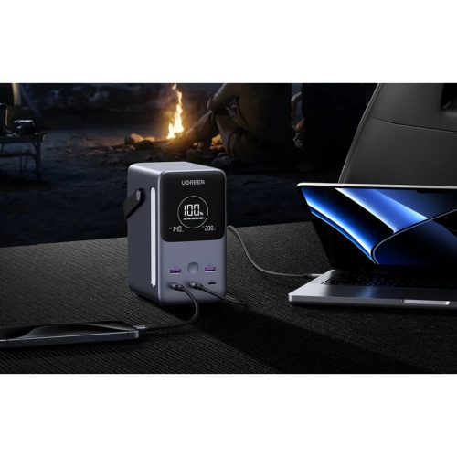 Ugreen PB770 48000mAh powerbank, 2x USB + 4x USB-C, 300W (szürke)-6941876222865 8 kép