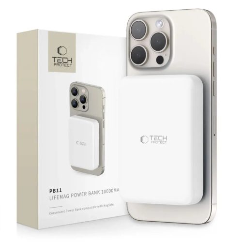 Tech-Protect LifeMag PB11 Powerbank MagSafe funkcióval 10000mAh 15W U-5906302309467 1 kép