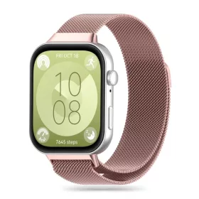   Tech-Protect MilaneseBand szíj Huawei Watch Fit 3-hoz - rózsaszín