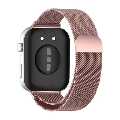 Tech-Protect MilaneseBand szíj Huawei Watch Fit 3-hoz - rózsaszín-5906302310487 2 kép