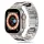 Tech-Protect Stainless Line karkötő Apple Watch 4 / 5 / 6 / 7 / 8 / 9 / 10 / 11 / SE / Ultra 1 / 2 (42/44/45/49 mm) - titánium