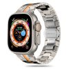Tech-Protect Stainless Line karkötő Apple Watch 4 / 5 / 6 / 7 / 8 / 9 / SE / Ultra 1 / 2 (42/44/45/49 mm) - Titán Narancs