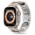Tech-Protect Stainless Line karkötő Apple Watch 4 / 5 / 6 / 7 / 8 / 9 / SE / Ultra 1 / 2 (42/44/45/49 mm) - Titán Narancs
