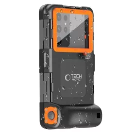 Tech-Protect Vízálló Tok IPX8 okostelefonokhoz 4.7-6.7" - fekete é-5906302310234 2 kép