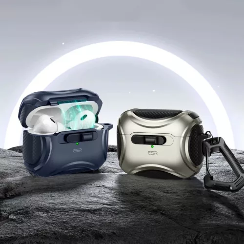ESR Cyber Flicklock Halolock MagSafe tok Airpods Pro 1 / 2 - Kék-4894240195291 3 kép