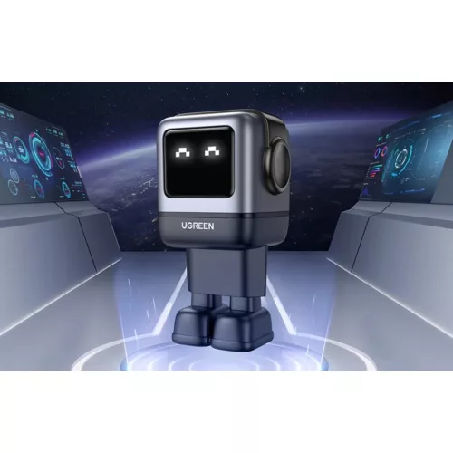 Ugreen Nexode RG hálózati töltő (Robot GaN), 2x USB + USB-C, 65W (-6941876236688 2 kép