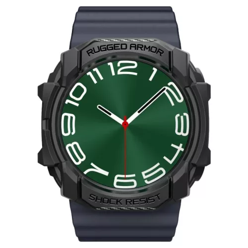  Samsung Galaxy Watch Ultra 2024/2025 (47mm) Matt Fekete Spigen Rugged-8809971232999 2 kép