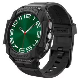    Samsung Galaxy Watch Ultra 2024/2025 (47mm) Matt Fekete Spigen Rugged Armor Pro tok
