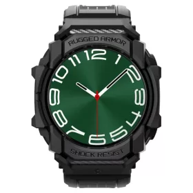  Samsung Galaxy Watch Ultra 2024/2025 (47mm) Matt Fekete Spigen Rugged-8809971233002 2 kép