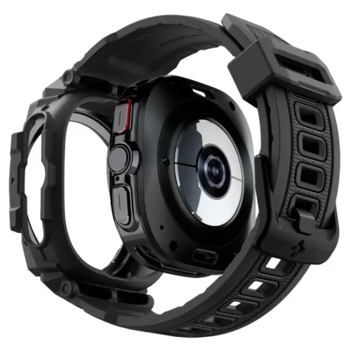  Samsung Galaxy Watch Ultra 2024/2025 (47mm) Matt Fekete Spigen Rugged-8809971233002 4 kép