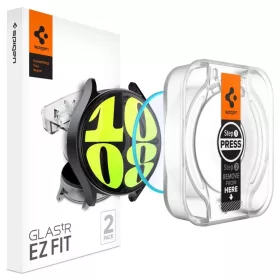   Spigen Glas.tR EZ Fit edzett üveg Samsung Galaxy Watch 7 (40 mm) - 2 db üvegfólia