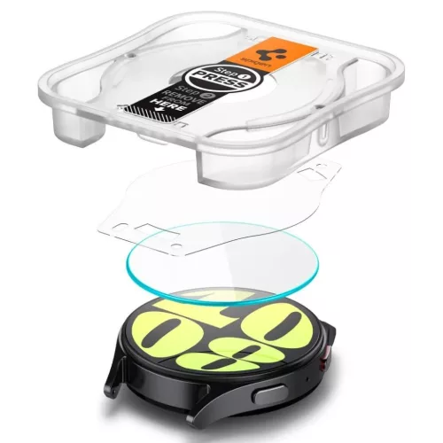 Spigen Glas.tR EZ Fit edzett üveg Samsung Galaxy Watch 7 (40 mm) - 2 -8809971233569 5 kép