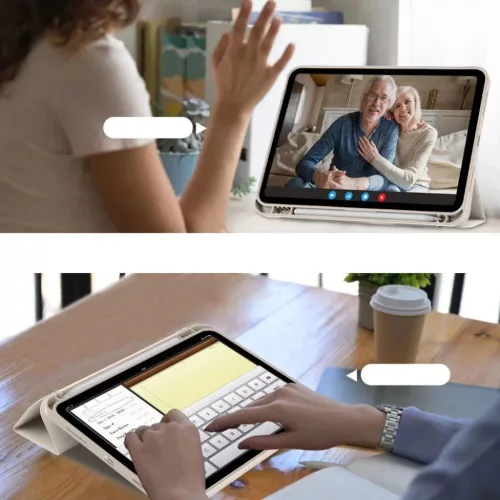Tech-Protect SC Pen fliptok iPad 10.9 2022 / iPad 11 2025 - Bézs-5906302313082 4 kép