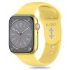 Tech-Protect Szilikon Szíj Apple Watch 4 / 5 / 6 / 7 / 8 / 9 / SE / Ultra 1 / 2 (42 / 44 / 45 / 49 mm) - Sárga