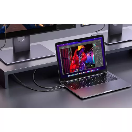 Ugreen CM556 kábel USB-C és DisplayPort 8K csatlakozókkal, 3 m hoss-6941876228393 8 kép
