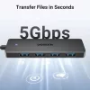 HUB Ugreen CM219 25851 with 4 USB-A 3.0 ports and USB-A 3.0 cable 15cm-6941876228515 4 kép