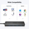 HUB Ugreen CM219 25851 with 4 USB-A 3.0 ports and USB-A 3.0 cable 15cm-6941876228515 5 kép