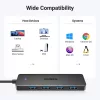 HUB Ugreen CM219 25851 with 4 USB-A 3.0 ports and USB-A 3.0 cable 15cm-6941876228515 5 kép