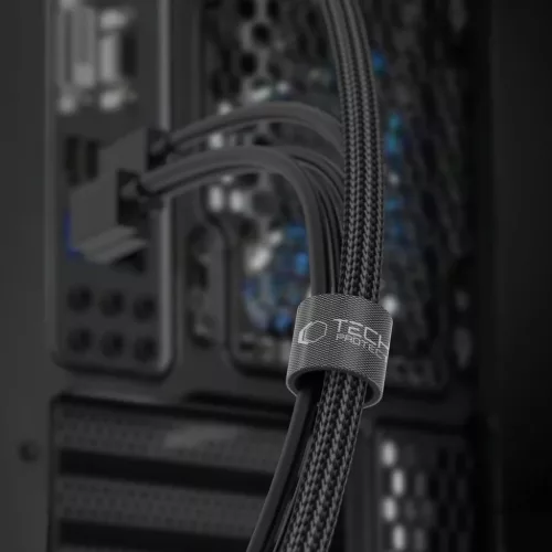 Tech-Protect Velcro kábelrendező 3m - Fekete-5906302310753 3 kép