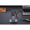 Ugreen Nexode Pro hálózati töltő, USB + 2x USB-C, 65W + USB-C káb-6941876228713 4 kép
