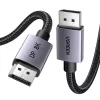 DisplayPort 1.4 Kábel Ugreen DP120, 8K 60Hz, 32.4Gbps, 2m (fekete)-6941876229055 2 kép