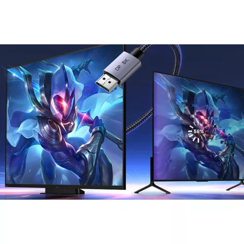 DisplayPort 1.4 Ugreen DP120 kábel, 8K 60Hz, 32,4Gbps, 3m (fekete)-6941876229062 6 kép