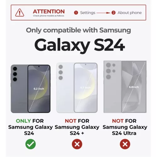 Samsung Galaxy S24 Dexnor 360 ütésálló tok kihajtható állvánnya-6975582706807 4 kép