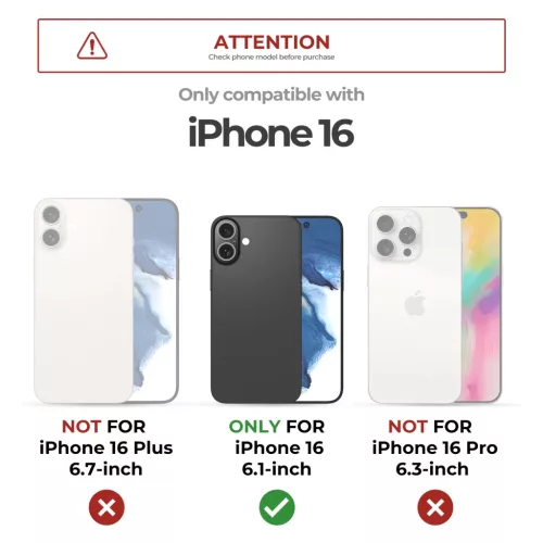 iPhone 16 Dexnor Magsafe 360 tok, kihajtható állvánnyal, fekete üt-6977140258872 8 kép