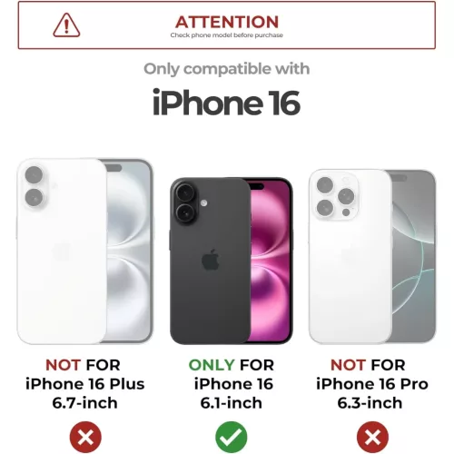 iPhone 16 Dexnor Magsafe 360 tok, kihajtható állvánnyal, piros üt�-6977140258926 7 kép