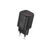 FONENG fali töltő EU68 18W 1xUSB QC3.0 + USB-C kábel Fekete-6970462515142 3 kép
