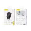 FONENG EU69 fali töltő PD 20W 1xUSB-C Fekete-6970462514381 1 kép