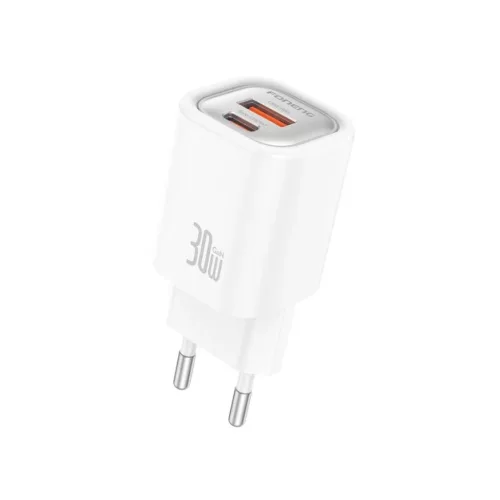 FONENG fali töltő EU71 PD 30W 1xUSB-C + 1xUSB QC3.0 + kábel USB-C --6970462513407 3 kép