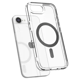  iPhone 16e/17e Átlátszó Spigen Ultra Hybrid MagSafe tok Carbon Fib-8809971239707 1 kép
