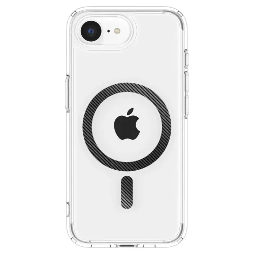  iPhone 16e/17e Átlátszó Spigen Ultra Hybrid MagSafe tok Carbon Fib-8809971239707 2 kép