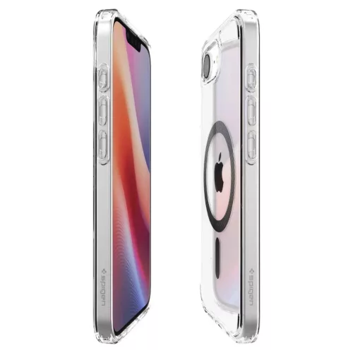  iPhone 16e/17e Átlátszó Spigen Ultra Hybrid MagSafe tok Carbon Fib-8809971239707 9 kép