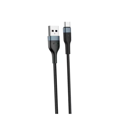 FONENG kábel X51 USB-C 3A 1M Fekete-6970462515500 2 kép