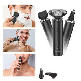 MAXGROOM M-8012 3 az 1-ben elektromos borotva - fekete-5907769388781 2 kép