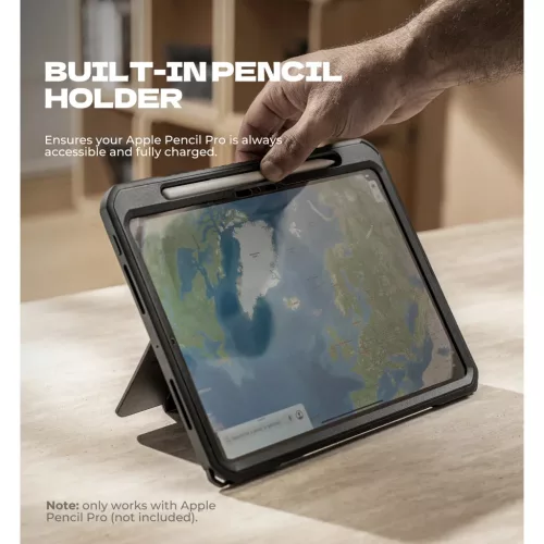iPad Pro 11 2024 Dexnor 360 fokos forgó tok Apple Pencil tartóval fe-6977140256106 3 kép