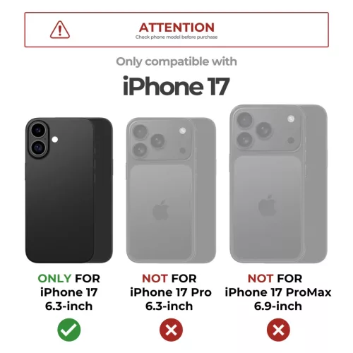 iPhone 17 Dexnor MagSafe ütésálló 360 tok kihajtható állvánnyal-6977140255338 1 kép