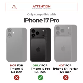 iPhone 17 Pro Dexnor MagSafe ütésálló 360 tok kihajtható állván-6977140255451 2 kép
