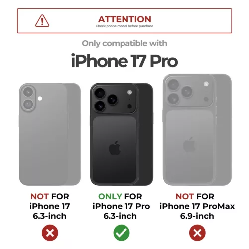 iPhone 17 Pro Dexnor MagSafe ütésálló 360 tok kihajtható állván-6977140255451 2 kép