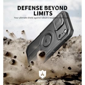 iPhone 17 Pro Max Dexnor MagSafe ütésálló 360 tok kihajtható áll-6977140255512 2 kép