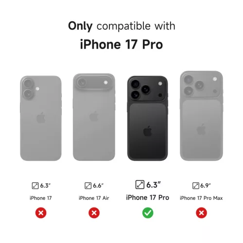 iPhone 17 Pro Suritch MagSafe ütésálló tok kihajtható állvánnya-6977140252689 10 kép