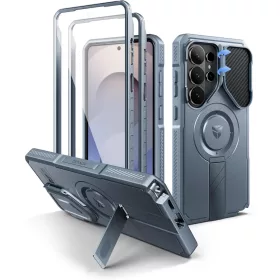   Samsung Galaxy S26 Ultra Dexnor 360 fokos tok kameravédelem, állvány kék, ütésálló