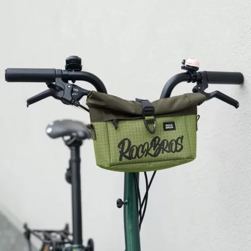 Rockbros W020 kerékpáros kormánytáska és válltáska – zöld-5907769391347 3 kép