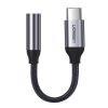 Ugreen 3.5mm jack audio/ USB Type-C fülhallgató adapter 10cm szürke-6957303836321 1 kép