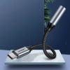 Ugreen 3.5mm jack audio/ USB Type-C fülhallgató adapter 10cm szürke-6957303836321 2 kép