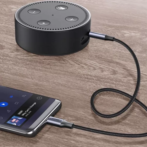 Ugreen kábel USB C - mini jack 3.5mm 1m szürke (AV143)-6957303836338 3 kép